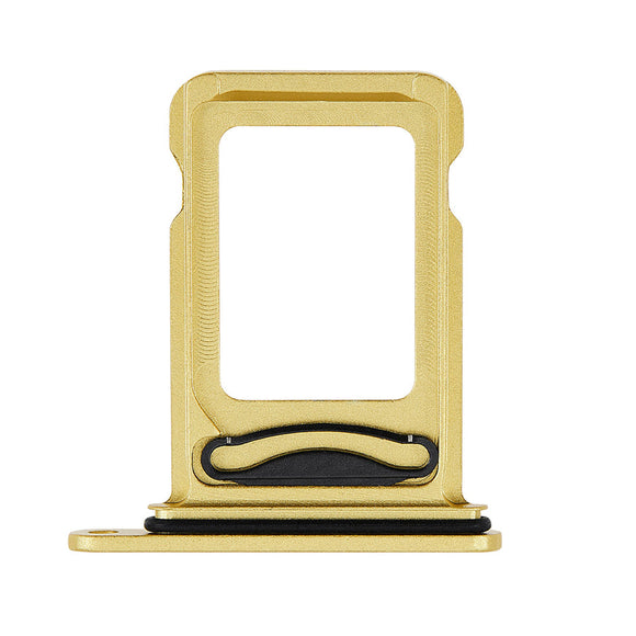 Dual SIM Card Holder Tray For Apple iPhone 14 / 14 Plus : Yellow