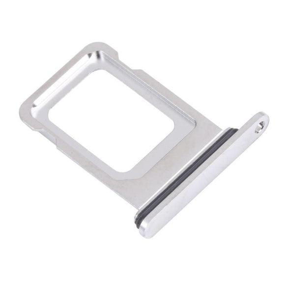 Single Sim Tray Card Holder For iPhone 14 Pro Max Silver