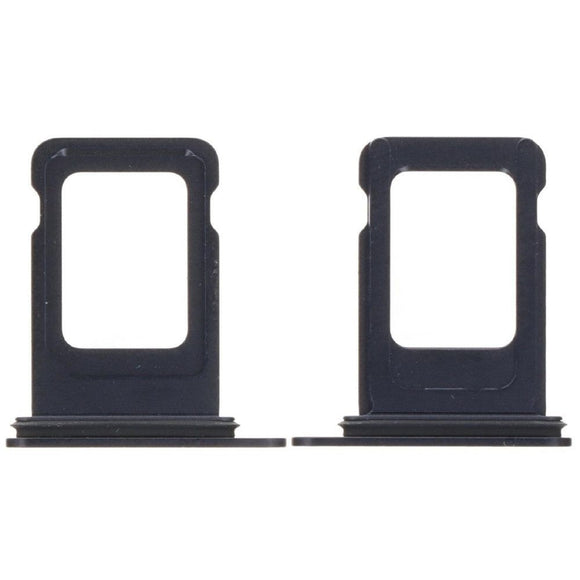 Single Sim Tray Card Holder For iPhone 14 Black