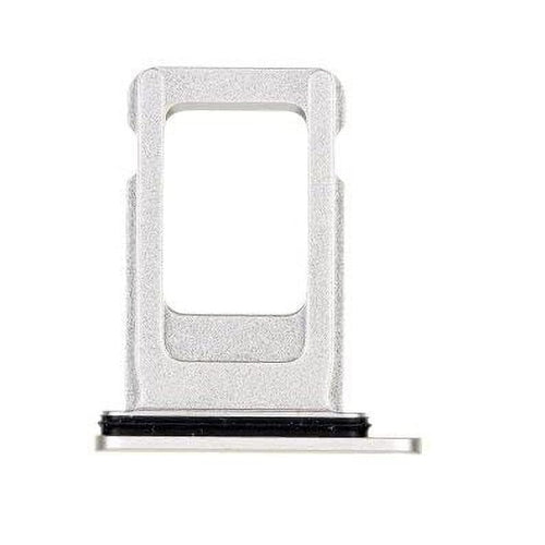 Single Sim Tray Card Holder For iPhone 14 Silver