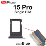 Single Sim Tray Card Holder For iPhone 15 Pro  : Blue