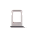 Single Sim Tray Card Holder For iPhone 15 Pro : White