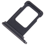 Single Sim Tray Card Holder For iPhone 15 : Black