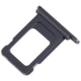Single Sim Tray Card Holder For iPhone 15 : Black