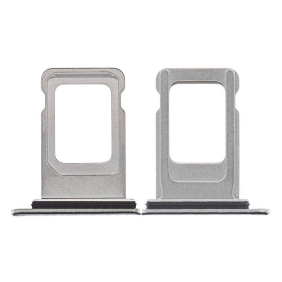 Single SIM Card Holder Tray For Apple iPhone XS Max : Silver