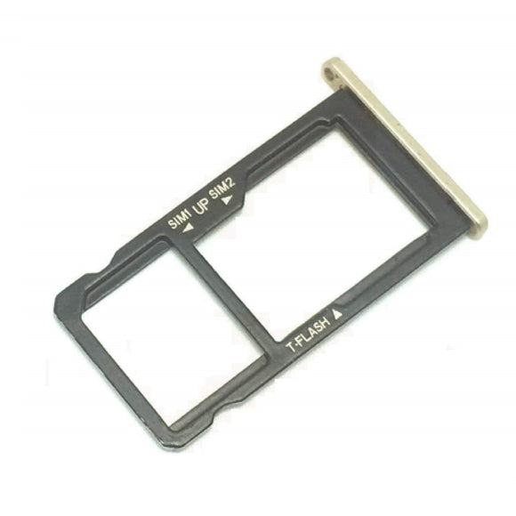 SIM Card Holder Tray For Coolpad Mega 2.5D : Gold