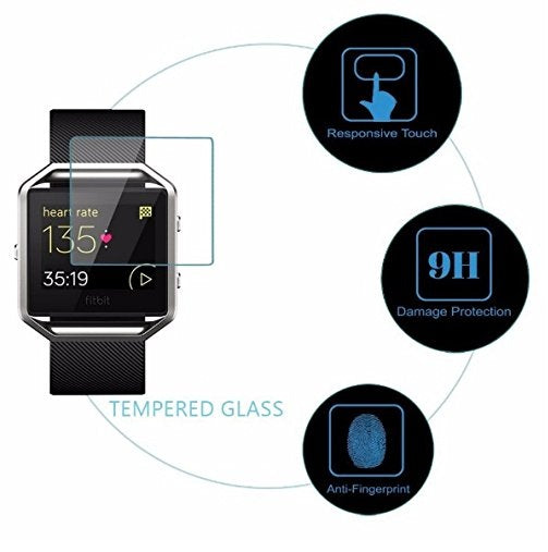 Watch Tempered Glass For Fitbit Blaze