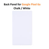 Back Panel Battery Housing For Google Pixel 6a : White