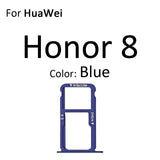 SIM Card Holder Tray For Honor 8 : Blue