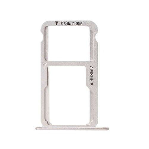 SIM Card Holder Tray For Honor 8 : Silver / White