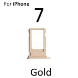 SIM Card Holder Tray For Apple iPhone 7 : Gold