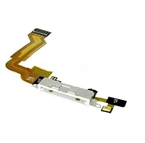 Charging Port / PCB CC Board For Apple iPhone 4 : White – Shockware.in