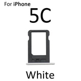 SIM Card Holder Tray For Apple iPhone 5c : White