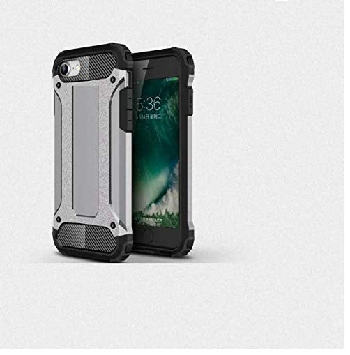 Tough Armor Shockproof Back Case For iPhone 8 Plus/iPhone 7 Plus- Grey