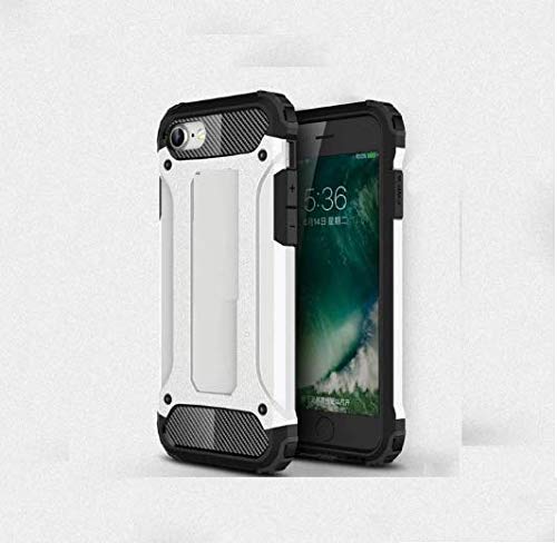 Tough Armor Shockproof Back Case For iPhone 8 Plus/iPhone 7 Plus- Silver