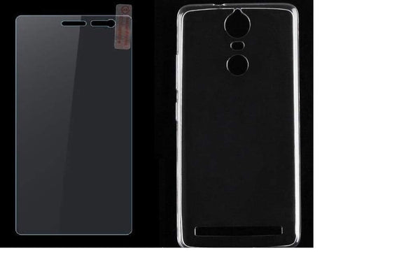 TPU Case and Tempered Glass Combo For Lenovo K5 Note