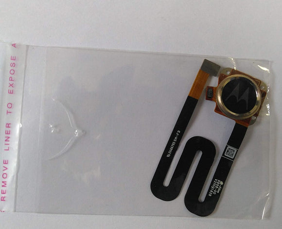 Fingerprint Sensor Scanner For Moto E5 Plus : Gold