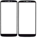 Front Glass For Moto E5 Plus : Black