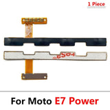 Power On Off Volume Flex For Moto E7 Power