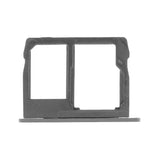 SIM Card Holder Tray For Moto G5S Plus : Grey / Black