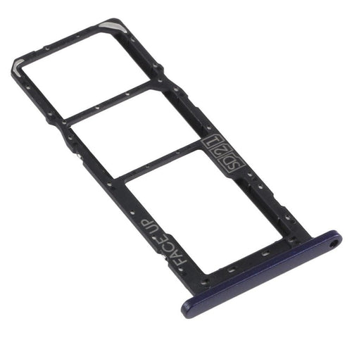 SIM Card Holder Tray For Motorola Moto G8 Power Lite : Royal Blue / Black