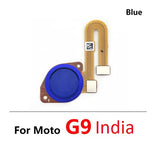 Fingerprint Sensor Scanner For Moto G9 India : Sapphire Blue