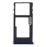 SIM Card Holder Tray For Moto One Action : Blue
