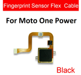 Fingerprint Sensor Scanner For Moto One Power : Black