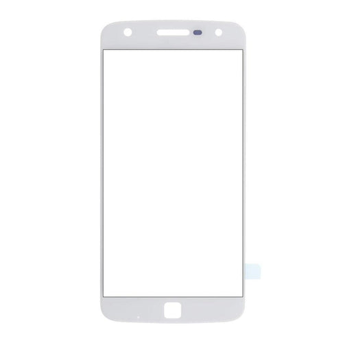 Front Glass For Moto Z Play : White