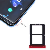SIM Card Holder Tray For Oneplus 7 : Red