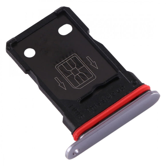 SIM Card Holder Tray For OnePlus 7T : Silver