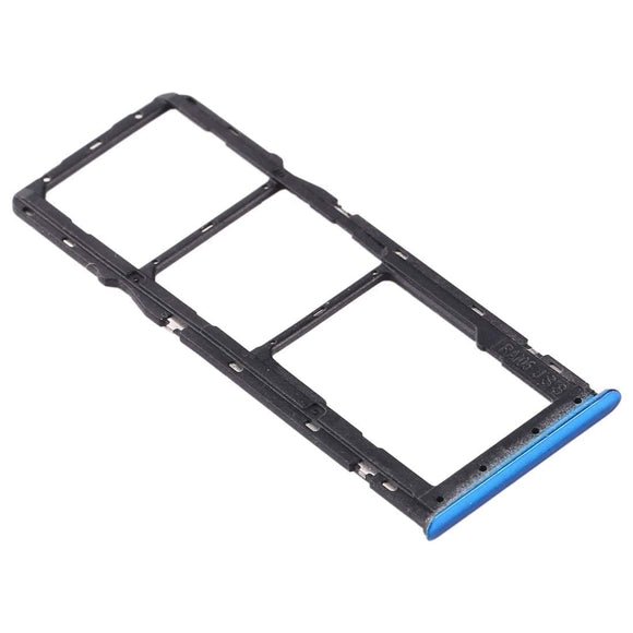 SIM Card Holder Tray For Realme Narzo 30A / RMX3171 : Blue