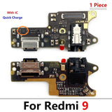 Charging Port / PCB CC Board For Redmi 9 (ICs Fast Charging)