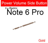External Power and Volume Buttons For Redmi Note 6 Pro : Gold