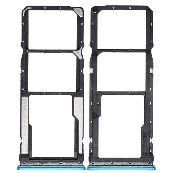 SIM Card Holder Tray For Redmi Note 9 Pro Max : Blue