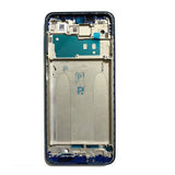 LCD Middle Frame Housing For Redmi Note 9 Pro : Aurora Blue