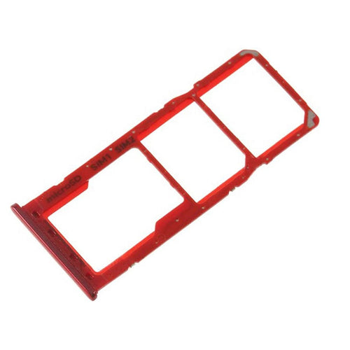 SIM Card Holder Tray For Samsung Galaxy A30 : Red