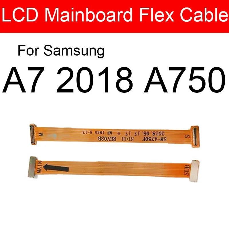 Main LCD Flex Cable For Samsung Galaxy A7 2018 / A750 – Shockware.in