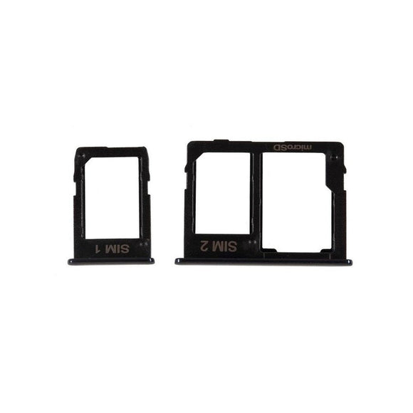 SIM Card Holder Tray For Samsung J6 Plus : Black