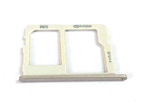 SIM Card Holder Tray For Samsung J7 Duo J720F : Gold