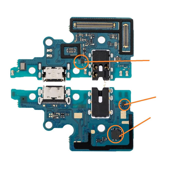 Charging Port / PCB CC Board For Samsung Galaxy A70s / A707F (ICs Fast Charging)