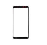 Front Glass For Samsung Galaxy A8 Plus : Black