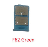 SIM Card Holder Tray For Samsung Galaxy F62 : Green