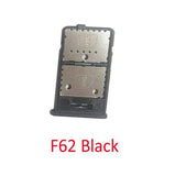 SIM Card Holder Tray For Samsung Galaxy F62 : Black