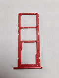 SIM Card Holder Tray For Samsung M01 : Red