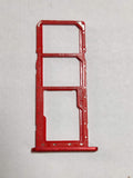 SIM Card Holder Tray For Samsung M01 : Red