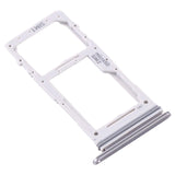 Dual SIM Card Holder Tray For Samsung Note 10 Lite: Aura Glow / Silver