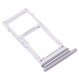 Dual SIM Card Holder Tray For Samsung Note 10 Lite: Aura Glow / Silver