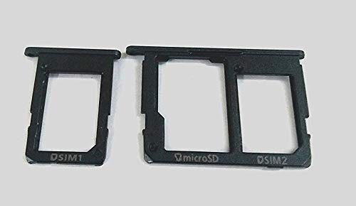 SIM Card Holder Tray For Samsung On Max SM-G615 : Black