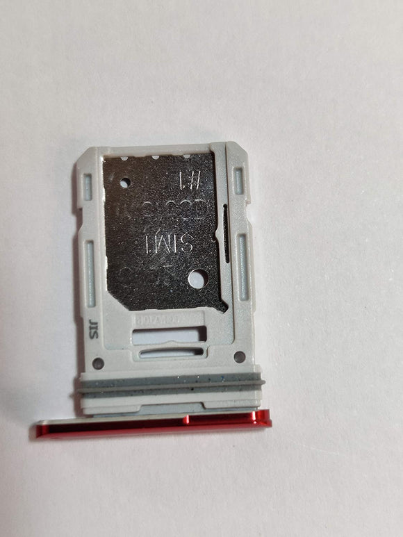 SIM Card Holder Tray For Samsung Galaxy S20 FE / G780F : Red